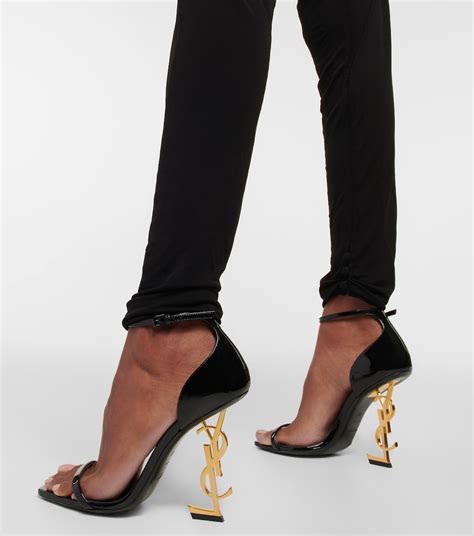 yves saint laurent talon poids|Sandales Opyum 110 en cuir verni en noir – Saint Laurent.